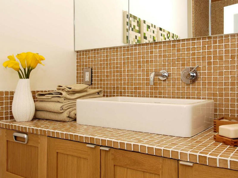 5 tile bathroom countertops over laminate ceramic countertop pictures granite and combinations mosaic