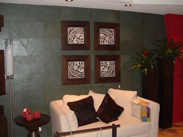 Green Slate Wall Ecuador