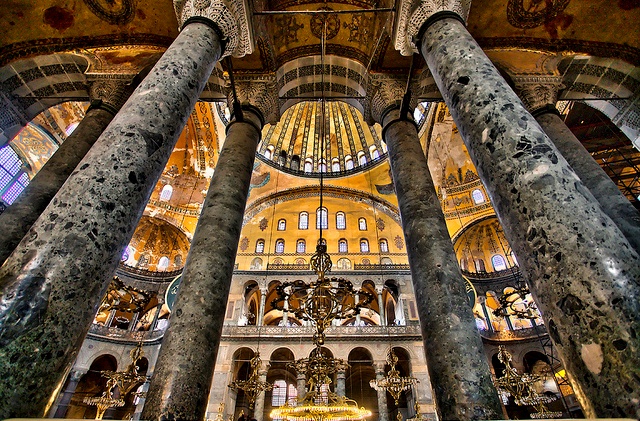Hagia Sophia Interior Columns