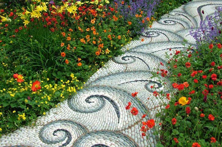 pebble mosaic path2